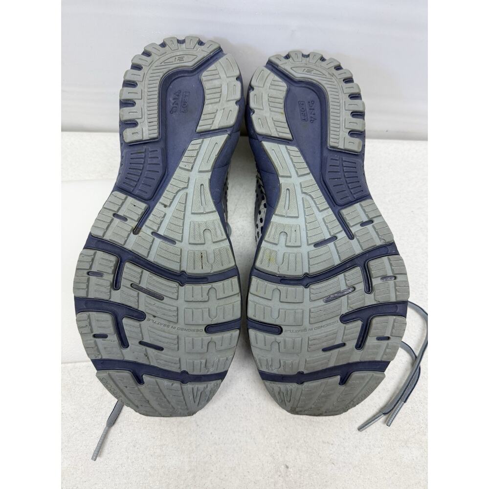 BROOKS Adrenaline GTS 21 Men’s Size 10.5 D Running Shoes 1103491D006 Gray /Blue - Picture 8 of 10